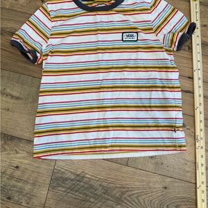 Vans Multicolor Striped Short Sleeve Tee